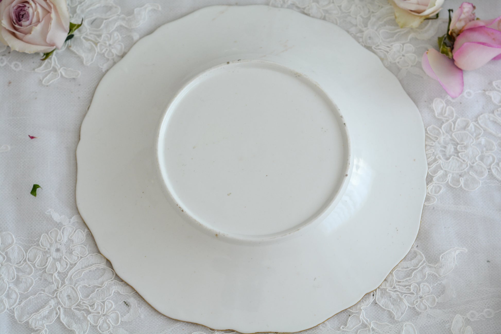 オールドイングリッシュハンドルが凛々しいトゥルートリオ。アップルグリーンの爽やかな色合いにハンドペイントで描かれた美しい花々が映えます。トゥルートリオは、ティーカップ、コーヒーカップ、ソーサーのセットでヴィクトリア時代の初期頃まではトリオといえばこちらが主流でした。今ではとても貴重になっています。紅茶もコーヒーも楽しめるのがいいですね。トゥルートリオとデザートプレートのセットです。