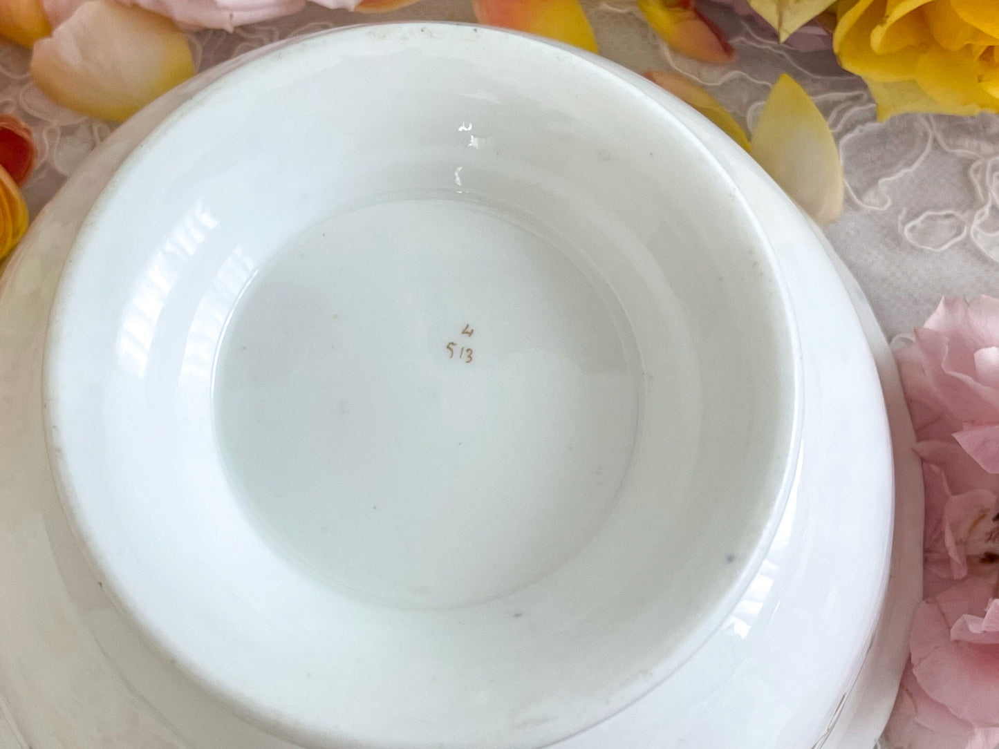 コールポート アデレードシェイプB&Bプレート。ロココリバイバルの美しいプレート。Rose Antiquesはコールポートをはじめ英国の美しいアンティーク磁器をご紹介します。