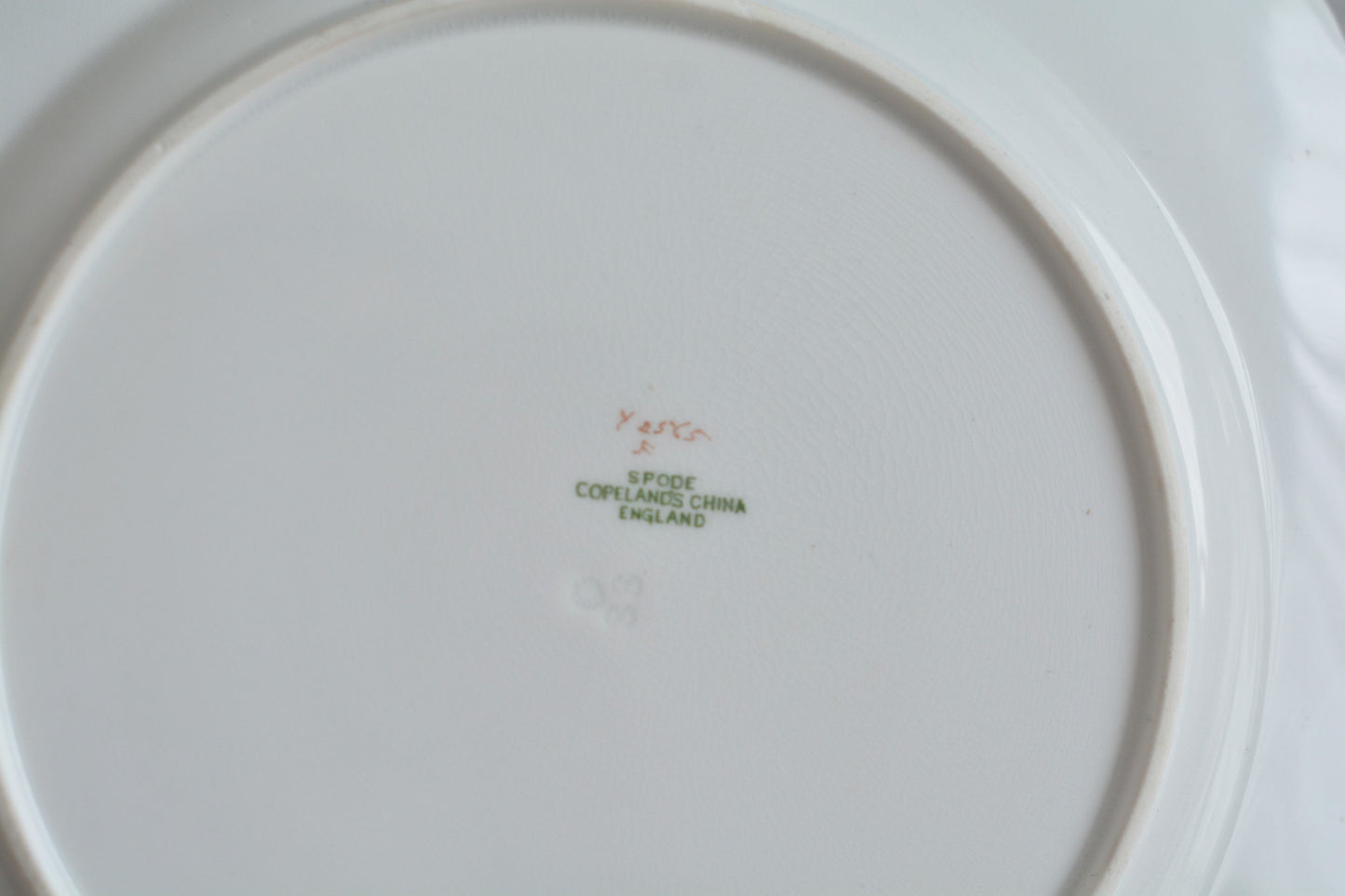 コープランドの美しいプレートがやってきました!コバルトブルーとベージュカラーにハンドペイントで美しい花々が描かれています。プレートの深さがあるタイプでサービングプレートとしてもお使いいただきやすいかと思います。貫入は見られますが、金彩のスレはほとんどないプレート達です。蚤の市の特別セットです!貫入のない素晴らしい状態の同じプレートは新着コーナーに掲載中です。