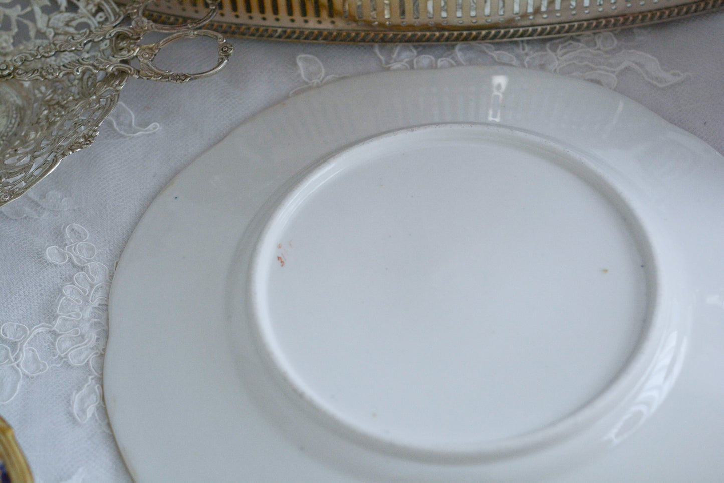 豪華絢爛 リッジウェイ 苺とさくらんぼ、葡萄が描かれた素晴らしいプレート