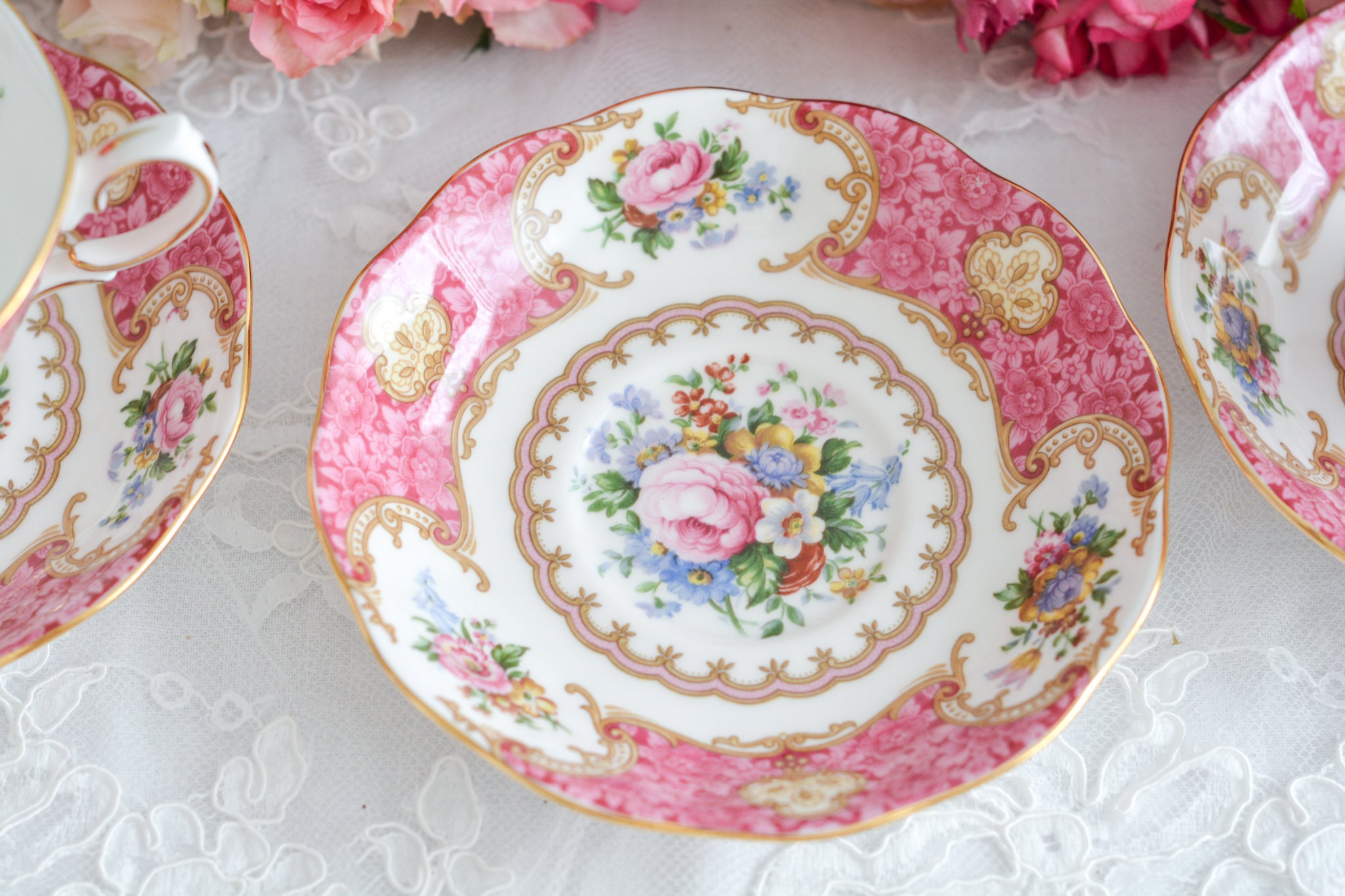 ROYAL ALBERT Lady Carlyle カップ＆ソーサー プレート 皿 小ボウル