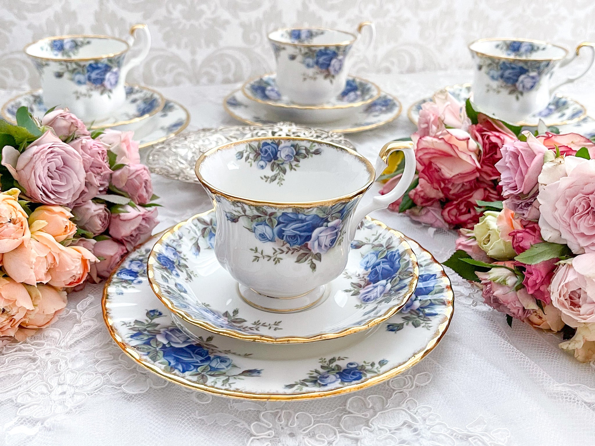 ロイヤルアルバート ROYAL ALBERT ディミディローズ カップ&ソーサー 