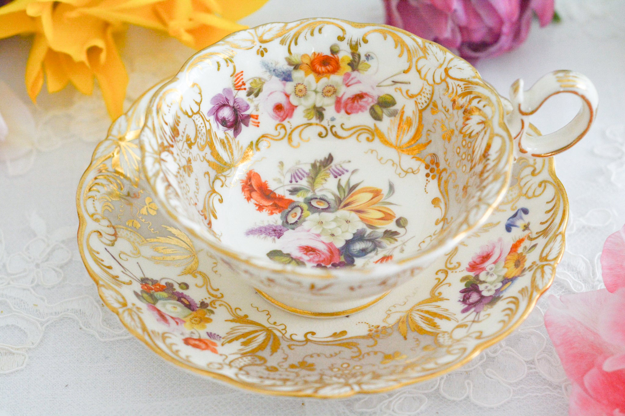 Cup and saucer – Rose Antiques